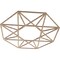 Ekena Millwork Guardian Wood Fretwork Pierced Ceiling Medallion, Red Oak, 32"OD x 12 1/2"ID x 1/4"T CMWP32X32X0250GDRO - alternate 2